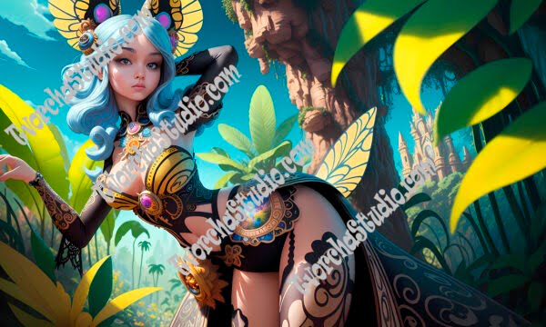 A fabulously beautiful girl