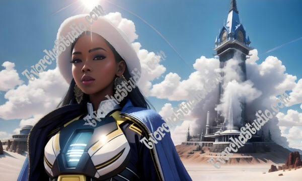 the girl and the space beacon